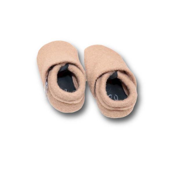 Walkloden-Puschen Camel